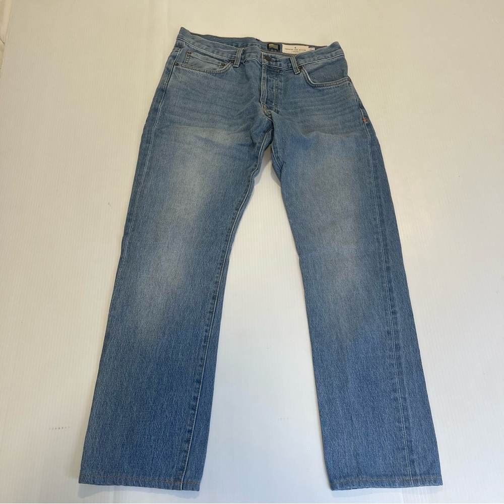 Imogene + Willie Barton Slim Light Wash Denim Jeans - Picture 3 of 5